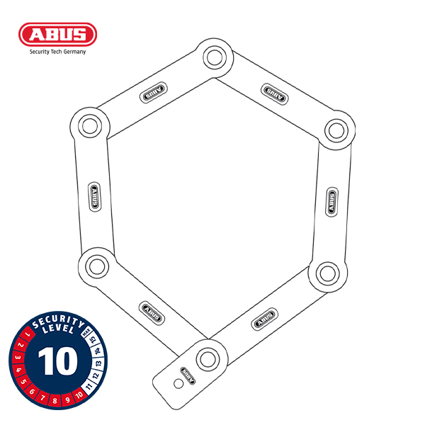 ABUS 6000K BORDO Folding Lock 6000K/90SH - Image 4