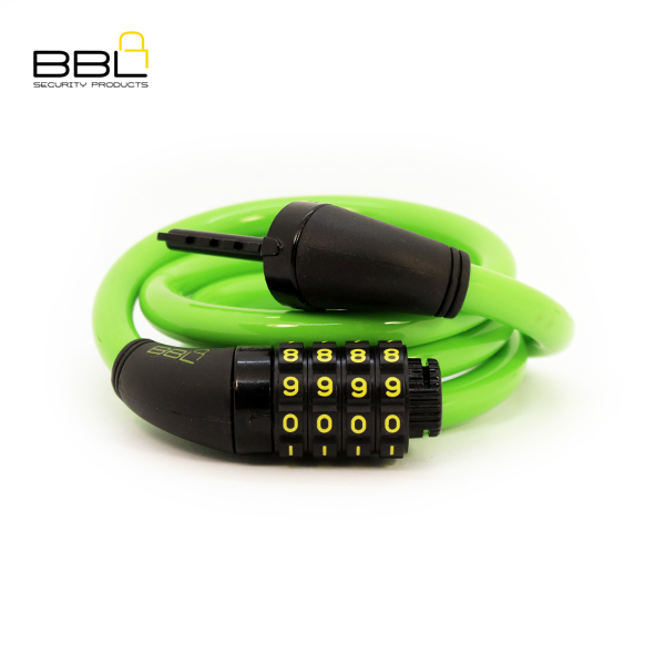 BBL Combination Bicycle Lock BBL5231-1200GRN - Image 3