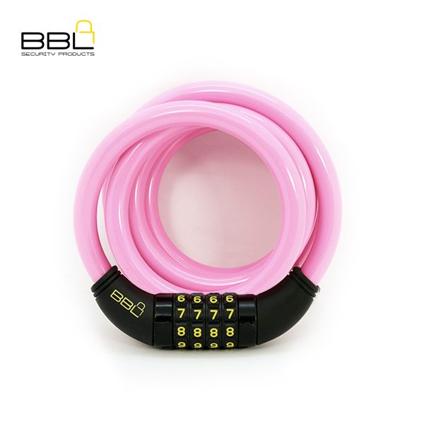 BBL Combination Bicycle Lock BBL5231-1800PNK - Image 4
