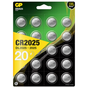 GP Lithium Button Coin Cell CR2025 Battery GPPBL2025192