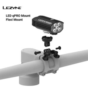 LEZYNE LED Light Accessories qPRO Mount Lighting LED-QPROMTV104