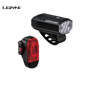 LEZYNE LED MICRO Drive 800 + KTV Rear Drive PRO + Lighting LED-2P-V1837